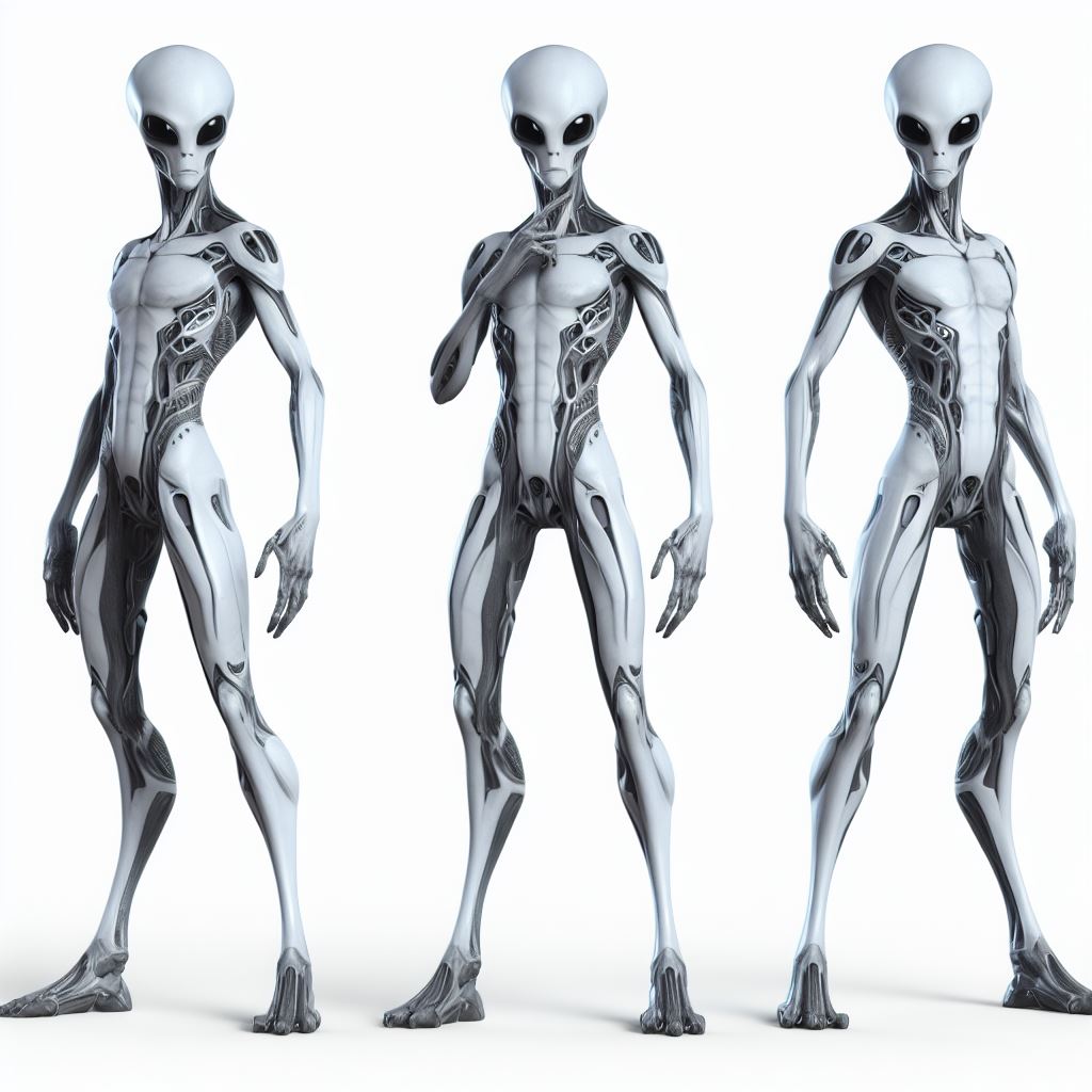 Art numérique Alien cool